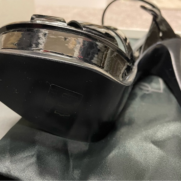 Saint Laurent Tribute Patent High Heel Platform Sandals Black. New with box. - Picture 2 of 10